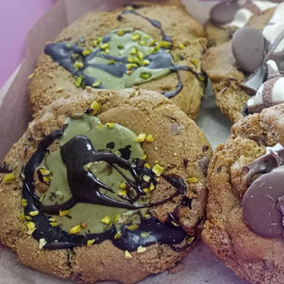Loaded cookies pistachio crème